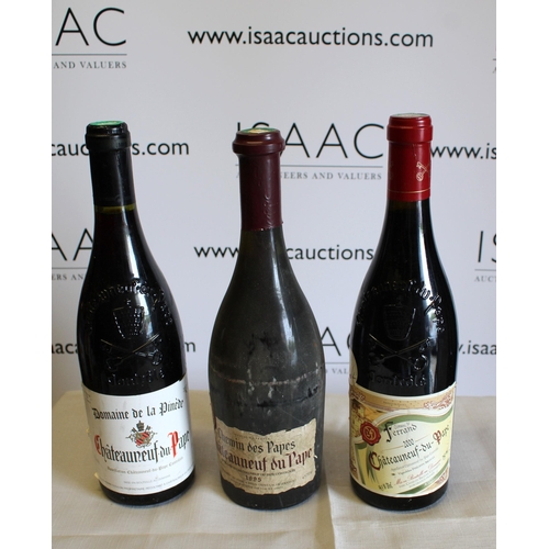 189 - 3 Bottles of Chateauneuf-du-Pape
1995 - 1 Bottle
2002 - 2 Bottles

Collection Only