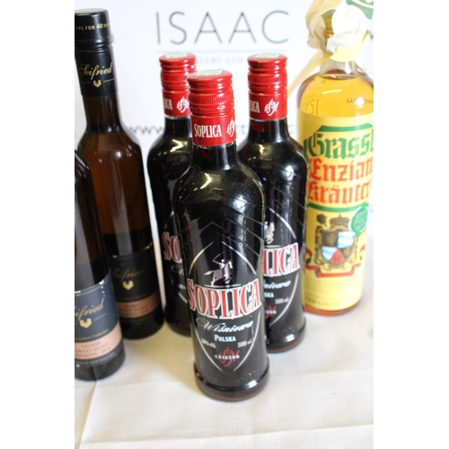 192 - Eight Bottles of Various Wine and Spirits
Collection Only