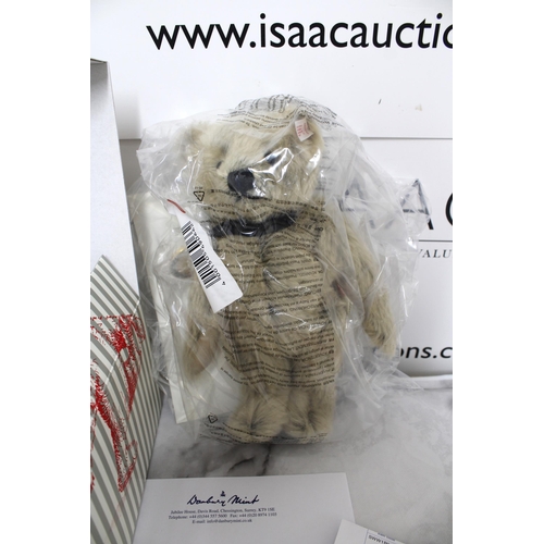 128 - Boxed Steiff Bear - Armistice Centenary Bear - Sealed in Bag