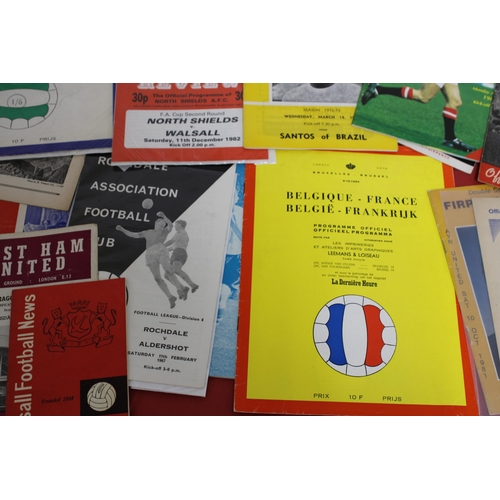 243 - Mixed Quantity of Football Programmes from 1959 to the Present Day. Includes International, Domestic... 