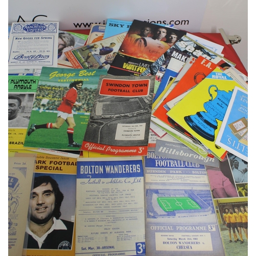 243 - Mixed Quantity of Football Programmes from 1959 to the Present Day. Includes International, Domestic... 