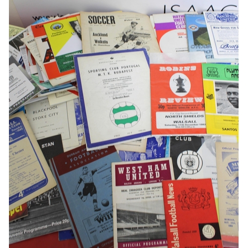 243 - Mixed Quantity of Football Programmes from 1959 to the Present Day. Includes International, Domestic... 