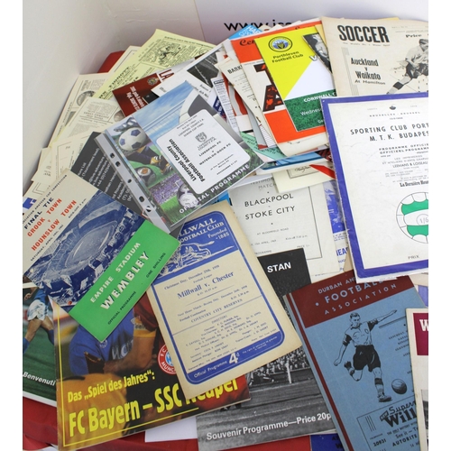 243 - Mixed Quantity of Football Programmes from 1959 to the Present Day. Includes International, Domestic... 