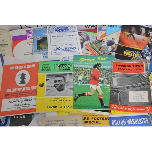 243 - Mixed Quantity of Football Programmes from 1959 to the Present Day. Includes International, Domestic... 