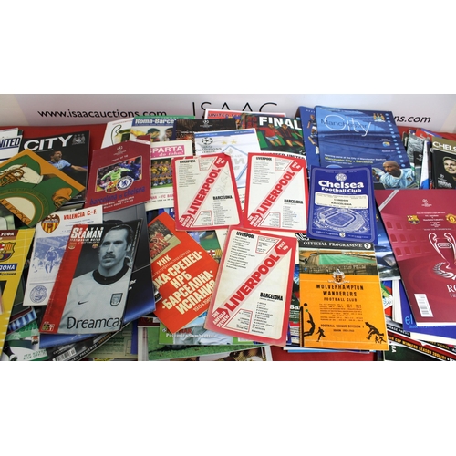 244 - Large Quantity of Football Programmes featuring Barcelona ( Home & Away) Domestic and European - 196... 