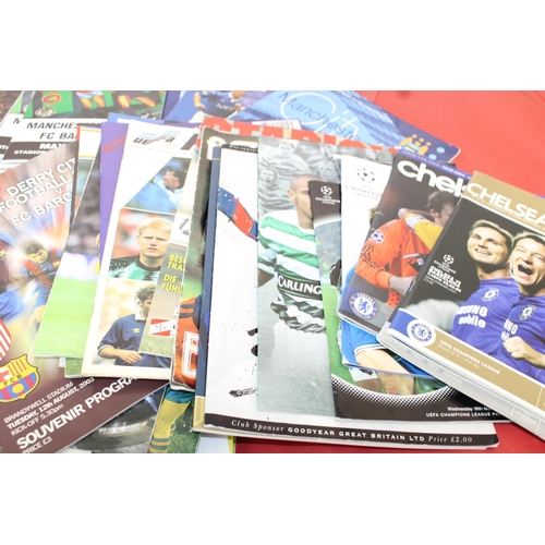 244 - Large Quantity of Football Programmes featuring Barcelona ( Home & Away) Domestic and European - 196... 