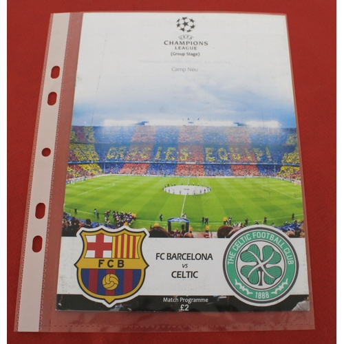 244 - Large Quantity of Football Programmes featuring Barcelona ( Home & Away) Domestic and European - 196... 