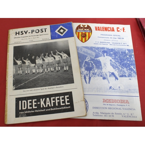 244 - Large Quantity of Football Programmes featuring Barcelona ( Home & Away) Domestic and European - 196... 