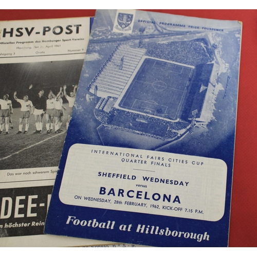 244 - Large Quantity of Football Programmes featuring Barcelona ( Home & Away) Domestic and European - 196... 