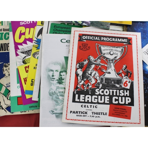 246 - Large Quantity of Football Programmes featuring Celtic ( Home & Away) Domestic and European - 1958 t... 