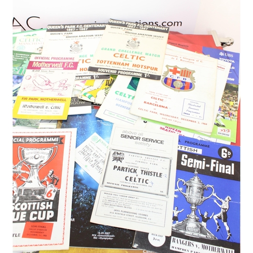 246 - Large Quantity of Football Programmes featuring Celtic ( Home & Away) Domestic and European - 1958 t... 