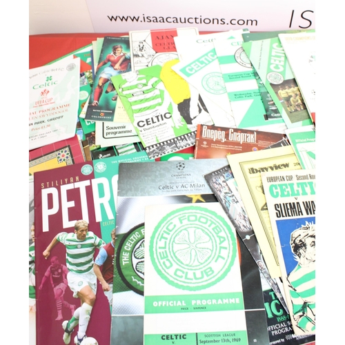 246 - Large Quantity of Football Programmes featuring Celtic ( Home & Away) Domestic and European - 1958 t... 