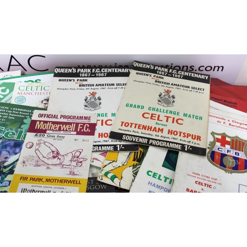 246 - Large Quantity of Football Programmes featuring Celtic ( Home & Away) Domestic and European - 1958 t... 