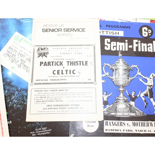 246 - Large Quantity of Football Programmes featuring Celtic ( Home & Away) Domestic and European - 1958 t... 