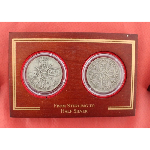 321 - A Collection Of Framed Collectable Coins