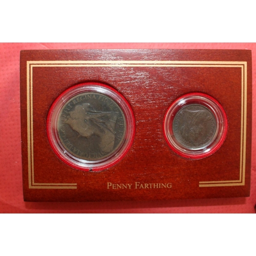 321 - A Collection Of Framed Collectable Coins