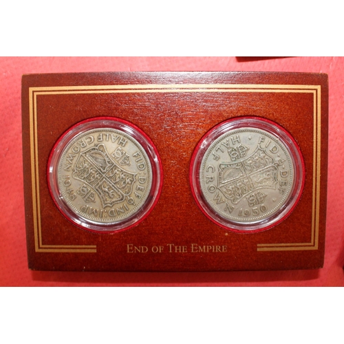 321 - A Collection Of Framed Collectable Coins