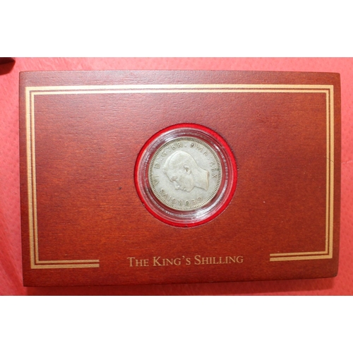 321 - A Collection Of Framed Collectable Coins