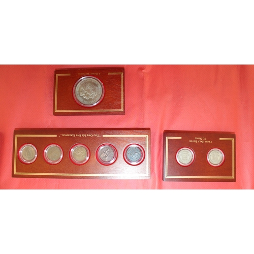 322 - A Collection Of Framed Collectable Coins