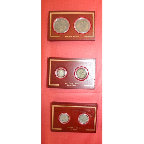 322 - A Collection Of Framed Collectable Coins