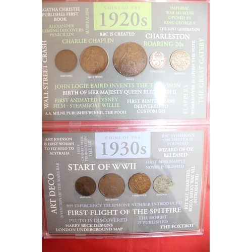 324 - 8 Coin Sets, 1900's-1970's