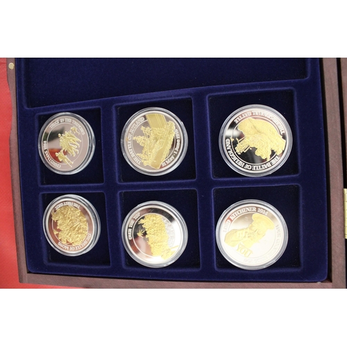 329 - Boxed Set Of 6 Coins, World War 1 Centenary  With 