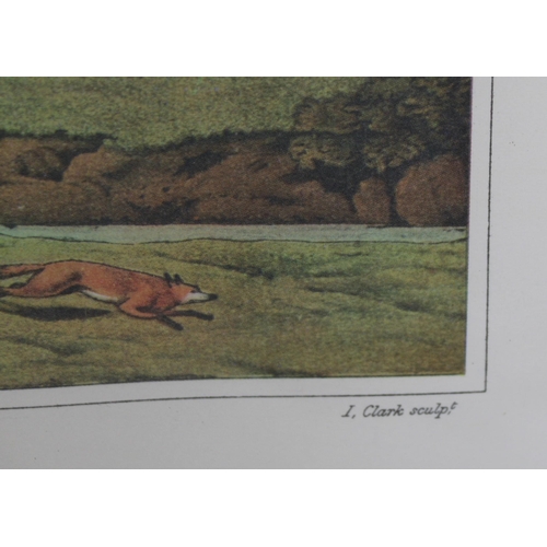 287 - Three Framed Prints One Unframed Fox Hunting Theme 
Collection Only
48.5cm Wide
32.5cm Height