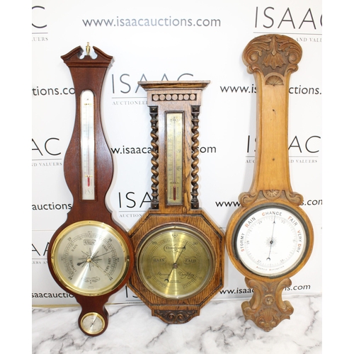 134 - Three Barometers Various Conditions
Tallest 84cm
Collection Only