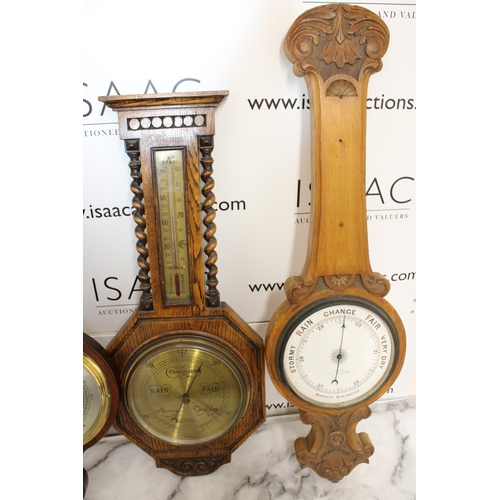 134 - Three Barometers Various Conditions
Tallest 84cm
Collection Only