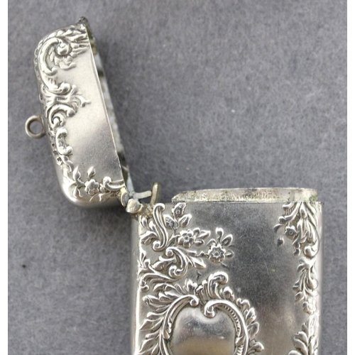 506 - Silver Vesta Case