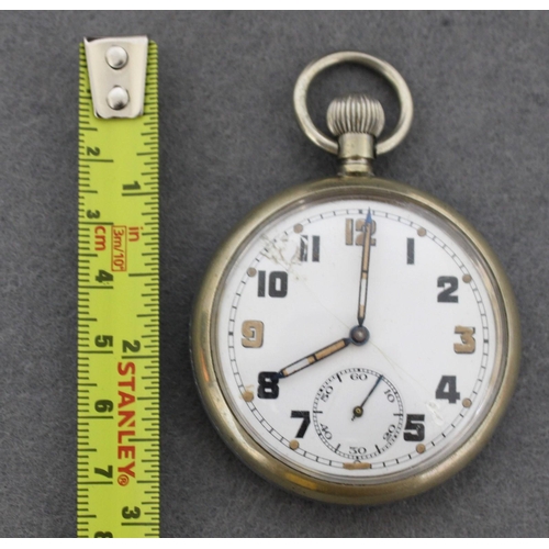 576 - Military Pocket Watch Untested