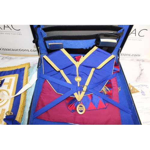 138 - Masonic Items in Briefcase