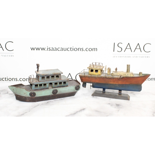 139 - Two Collectable Tin Boats
Longest-29cm