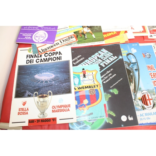 249 - Large Collection of European Final Football Programmes 1982 to 2001

Some Aston Villa programmes fro... 