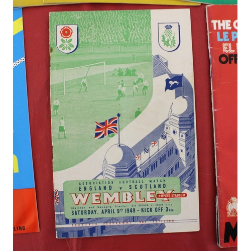 252 - England International Football Match Programmes ( Plus Others) 1949 onwards