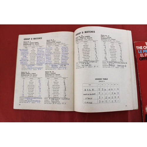 256 - 1966 and 1970 World Cup Football Programmes - 1966 Does have writing in rear as can be seen in pictu... 