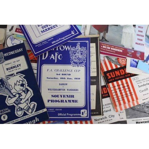 259 - Large Quantity of Football Programmes from Early 1950's to the Present. 

Mostly ;
Newcastle
Blackbu... 