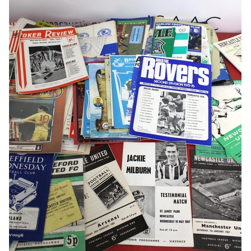 259 - Large Quantity of Football Programmes from Early 1950's to the Present. 

Mostly ;
Newcastle
Blackbu... 