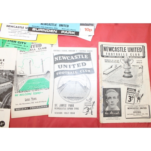 259 - Large Quantity of Football Programmes from Early 1950's to the Present. 

Mostly ;
Newcastle
Blackbu... 