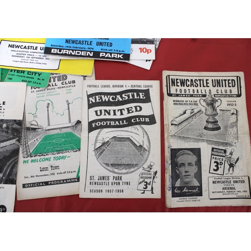 259 - Large Quantity of Football Programmes from Early 1950's to the Present. 

Mostly ;
Newcastle
Blackbu... 