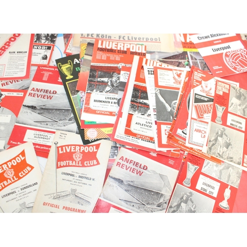 260 - Large Quantity of Liverpool Football Programmes - 1950's to Present Day - Domestic and European Ties... 