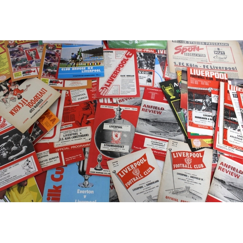 260 - Large Quantity of Liverpool Football Programmes - 1950's to Present Day - Domestic and European Ties... 