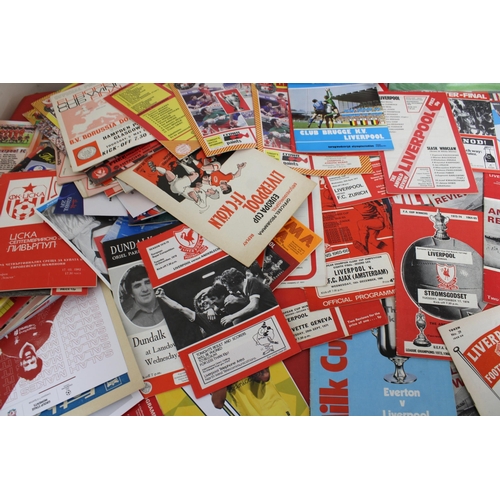 260 - Large Quantity of Liverpool Football Programmes - 1950's to Present Day - Domestic and European Ties... 