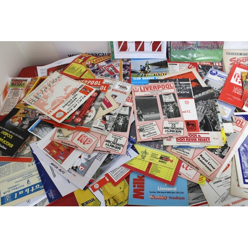 260 - Large Quantity of Liverpool Football Programmes - 1950's to Present Day - Domestic and European Ties... 