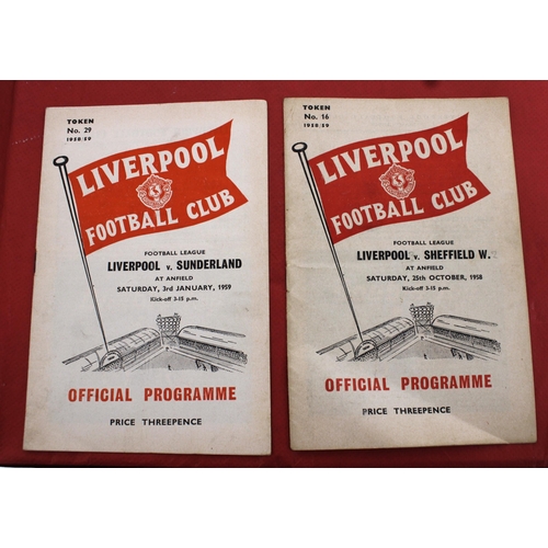 260 - Large Quantity of Liverpool Football Programmes - 1950's to Present Day - Domestic and European Ties... 