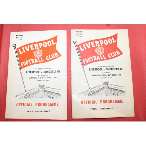 260 - Large Quantity of Liverpool Football Programmes - 1950's to Present Day - Domestic and European Ties... 