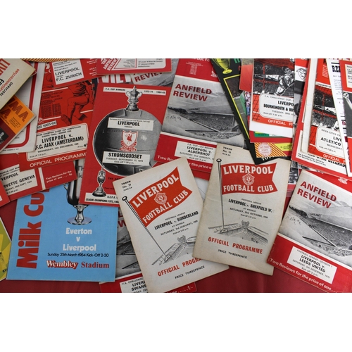 260 - Large Quantity of Liverpool Football Programmes - 1950's to Present Day - Domestic and European Ties... 