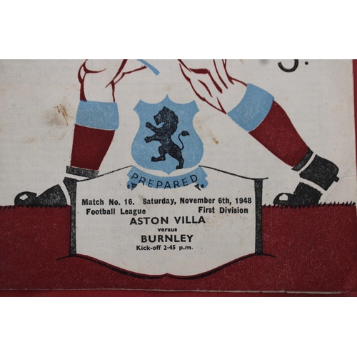 261 - Large Quantity of Football Programmes from 1948 to the Present.   Mostly ; Aston Villa, Everton & To... 