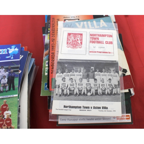 261 - Large Quantity of Football Programmes from 1948 to the Present.   Mostly ; Aston Villa, Everton & To... 