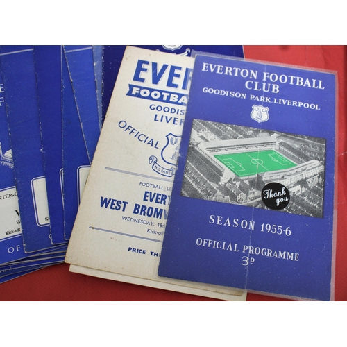 261 - Large Quantity of Football Programmes from 1948 to the Present.   Mostly ; Aston Villa, Everton & To... 